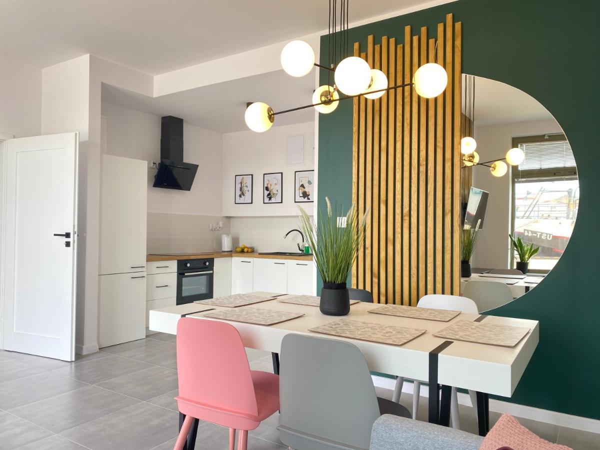 אוסטקה Apartamenty Baltyckie - Bulwar Portowy - Widok Na Port, Centrum, Najlepsza Lokalizacja W Ustce מראה חיצוני תמונה